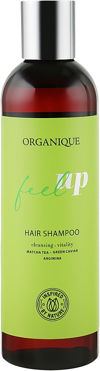 Очищающий шампунь для волос - Organique Feel Up Hair Shampoo — фото N1