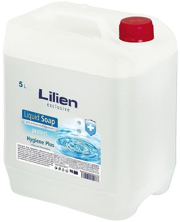 Жидкое крем-мыло с антимикробным эффектом - Lilien Creamy Liquid Soap Hygiene Plus (канистра) — фото N1