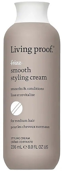 Розгладжвальний крем-стайлінг для гладенькості волосся - Living Proof No Frizz Smooth Styling Cream — фото N1