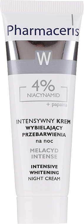 Отбеливающий ночной крем для лица - Pharmaceris Melacyd Intense Whitening Night Face Cream — фото N1