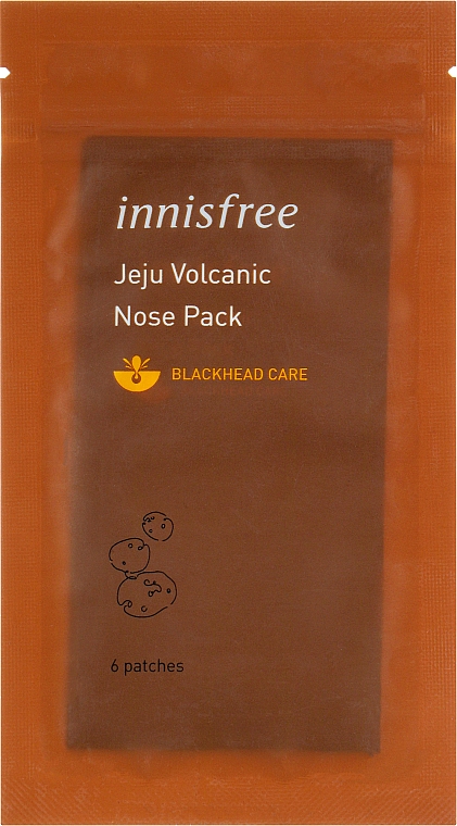Патчи для очищения носа - Innisfree Jeju Volcanic Nose Pack