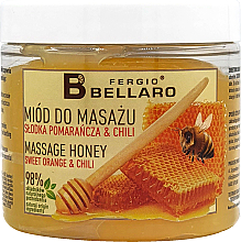 Парфумерія, косметика Мед для масажу "Солодкий апельсин і чилі" - Fergio Bellaro Massage Honey Sweet Orange & Chili