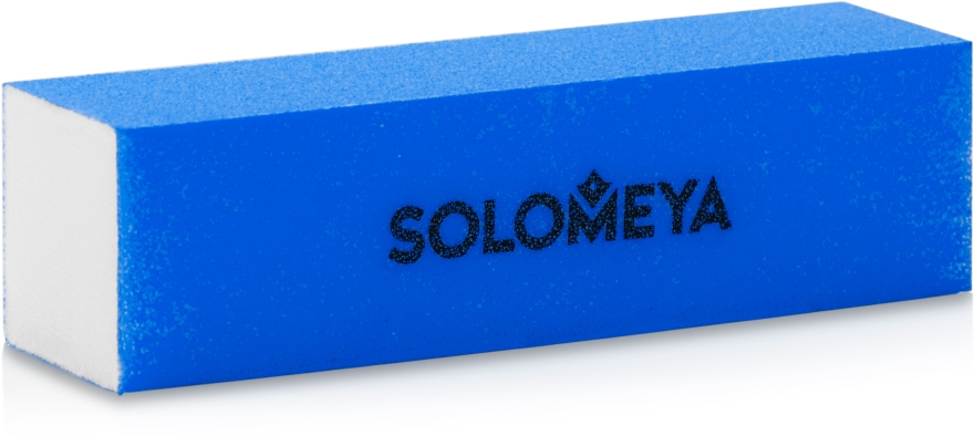 Блок-шліфувальник для нігтів, синій - Solomeya Sanding Block — фото N1