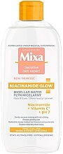 Духи, Парфюмерия, косметика Мицелярная вода для лица - Mixa Niacinamide Glow