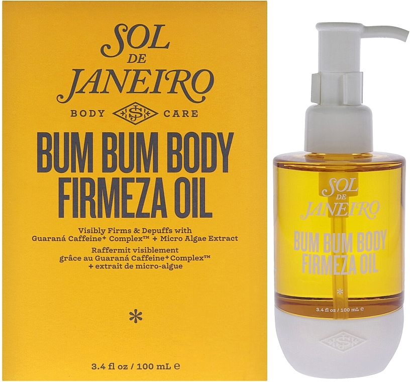 Олія для пружності тіла - Sol de Janeiro Bum Bum Firmeza Firming & Debloating — фото N1
