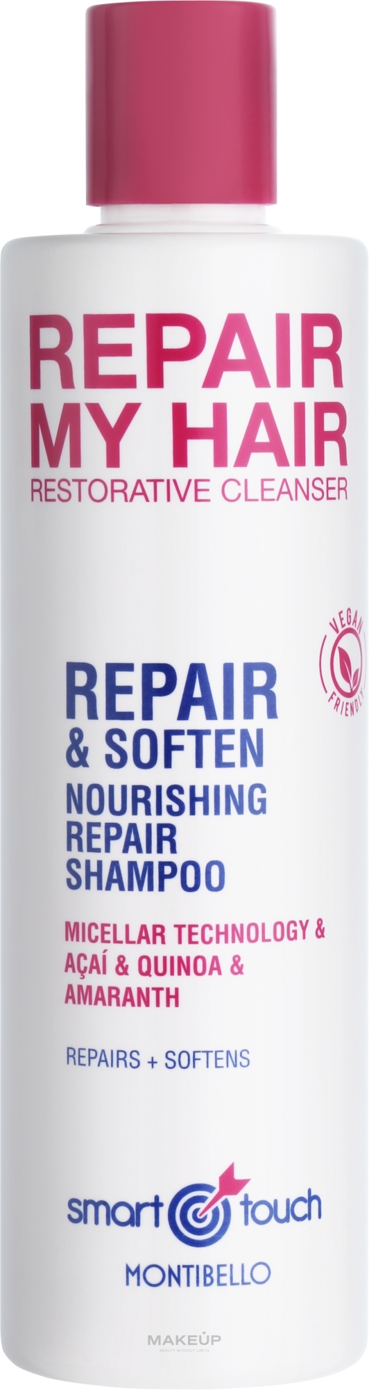 Мицеллярный шампунь для волос - Montibello Smart Touch Repair My Hair Shampoo — фото 300ml