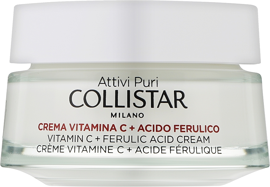 Крем для лица с витамином С и феруловой кислотой - Collistar Attivi Puri Vitamin C + Ferulic Acid Cream (тестер)