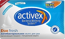 Мило антибактеріальне 2в1 - Activex Duo Fresh — фото N1