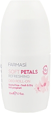 Парфумерія, косметика Дезодорант кульковий - Farmasi Soft Petals Refreshing Deo Roll-on