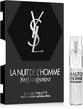 Yves Saint Laurent La Nuit de LHomme - Туалетна вода (пробник) — фото N1