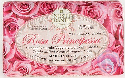 Мыло "Принцесса" - Nesti Dante Le Rose Collection Rosa Principessa Soap  — фото N1