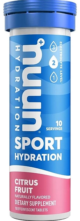 Электролитный напиток, цитрусовые фрукты - Nuun Sport Hydration Citrus Fruit — фото N1