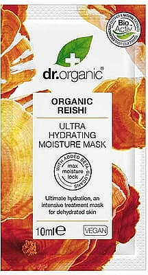 Зволожувальна маска для обличчя  - Dr. Organic Organic Reishi Ultra Hydrating Moisture Mask — фото N1