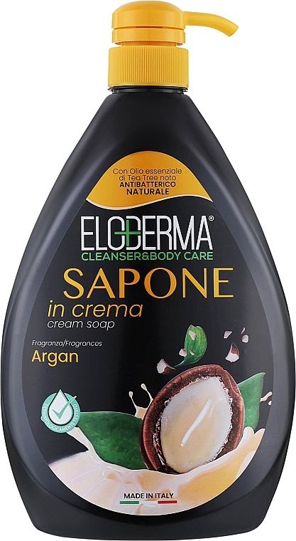 Мыло жидкое антибактериальное "Аргановое масло" - Eloderma Antibacterial Liquid Soap  — фото N1