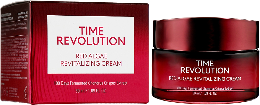 Восстанавливающий крем для лица с красными водорослями - Missha Time Revolution Red Algae Revitalizing Cream — фото N2