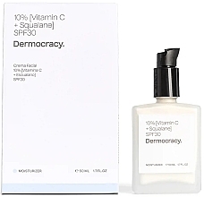 Парфумерія, косметика Крем для обличчя SPF30 - Dermocracy 10% Vitamin C + Squalane Spf30 Face Cream