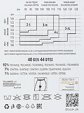 Колготки для женщин "Bikini" 40 den, daino - Giulia — фото N3
