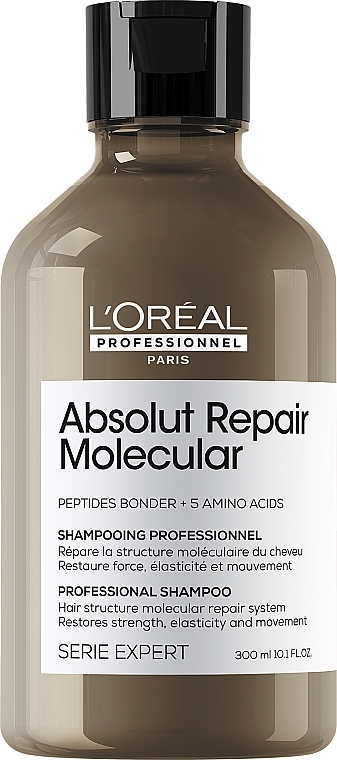 Профессиональный шампунь для молекулярного восстановления структуры поврежденных волос - L'Oreal Professionnel Serie Expert Absolut Repair Molecular Shampoo