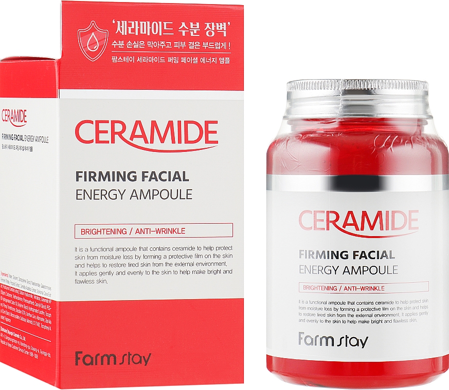 Ампульная сыворотка с керамидами - FarmStay Ceramide Firming Facial Energy Ampoule