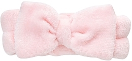 Пов'язка на голову, рожева - Brushworks Makeup Headband Pink — фото N2