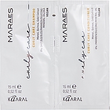 Набір пробніків для кучерявого волосся - Kaaral Maraes Curly Care (shm/15ml + cond/15ml) — фото N1