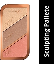 Набор для скульптурирования лица - Rimmel Kate Sculpting Palette — фото N2