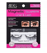 Парфумерія, косметика Ardell Magnetic Faux Mink 811 (eye/liner/2g + lashes/2pc) - Набір