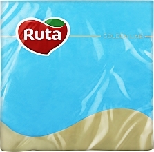 Парфумерія, косметика Серветки сервірувальні, 3 шари, 33x33 см, блакитні, 20 шт.  - Ruta