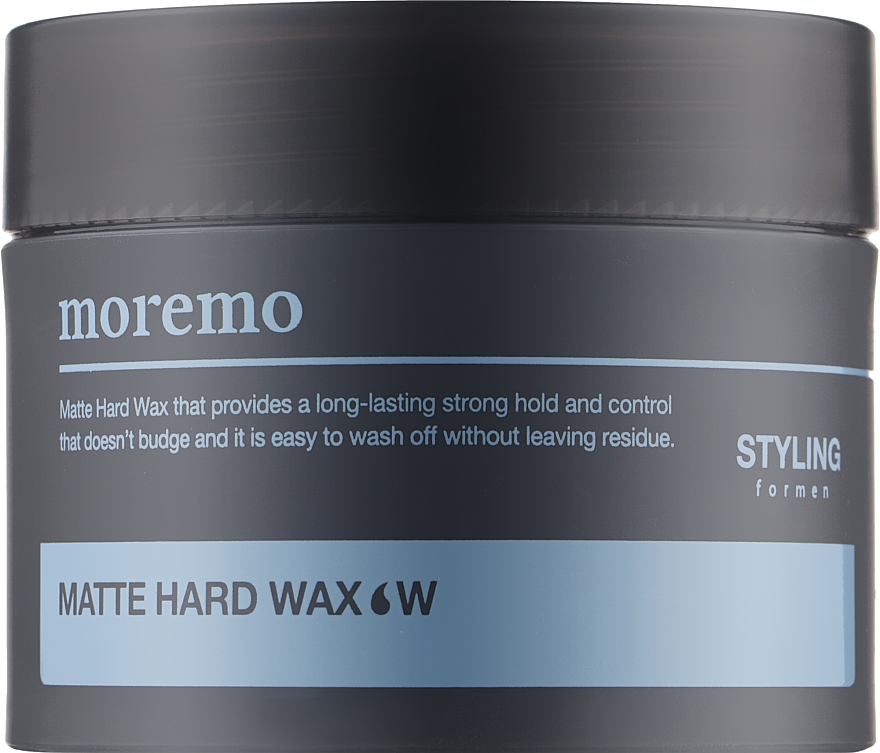 Матувальний віск сильної фіксації - Moremo Styling For Men Matte Hard Wax 6W — фото N1