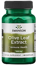 Трав'яна добавка "Екстракт оливкового листя" - Swanson Olive Leaf Extract 500 mg — фото N1