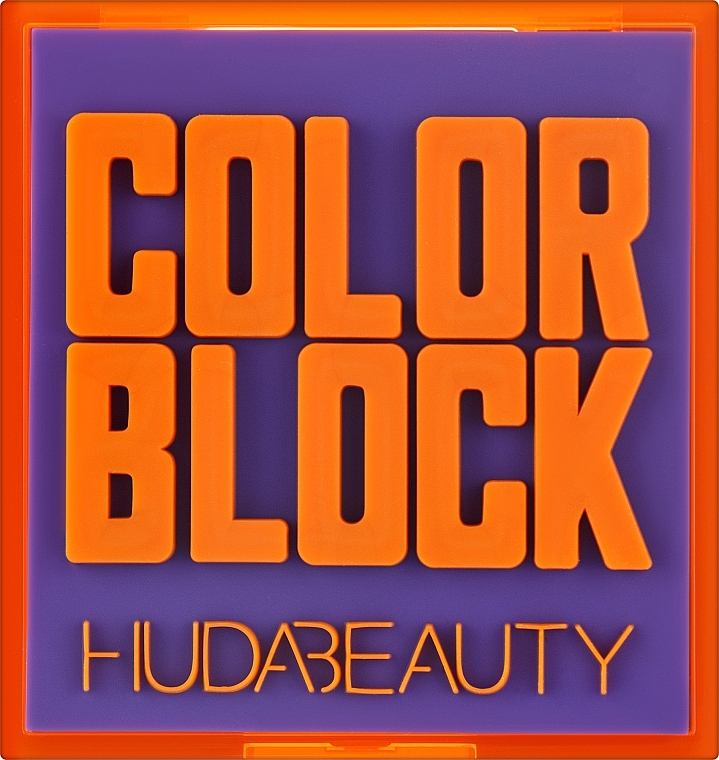 Палетка теней для век - Huda Beauty Color Block Obsessions Eyeshadow Palette — фото N2