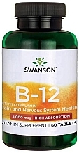 Парфумерія, косметика Харчова добавка - Swanson Vitamin B-12, 5 mg 60 шт.