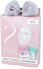 Парфумерія, косметика Набір - Glamfox Beauty Box (mask/2x25ml + headband/1pc)