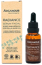 Сыворотка для лица с гиалуроновой кислотой и центеллой азиатской - Arganour Radiance Serum Facial — фото N1