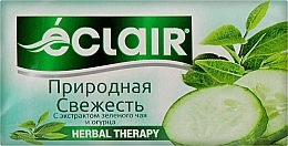 Парфумерія, косметика Мило туалетне "Природна ніжність з екстрактом зеленого чаю та огірка" - Eclair Herbal Therapy