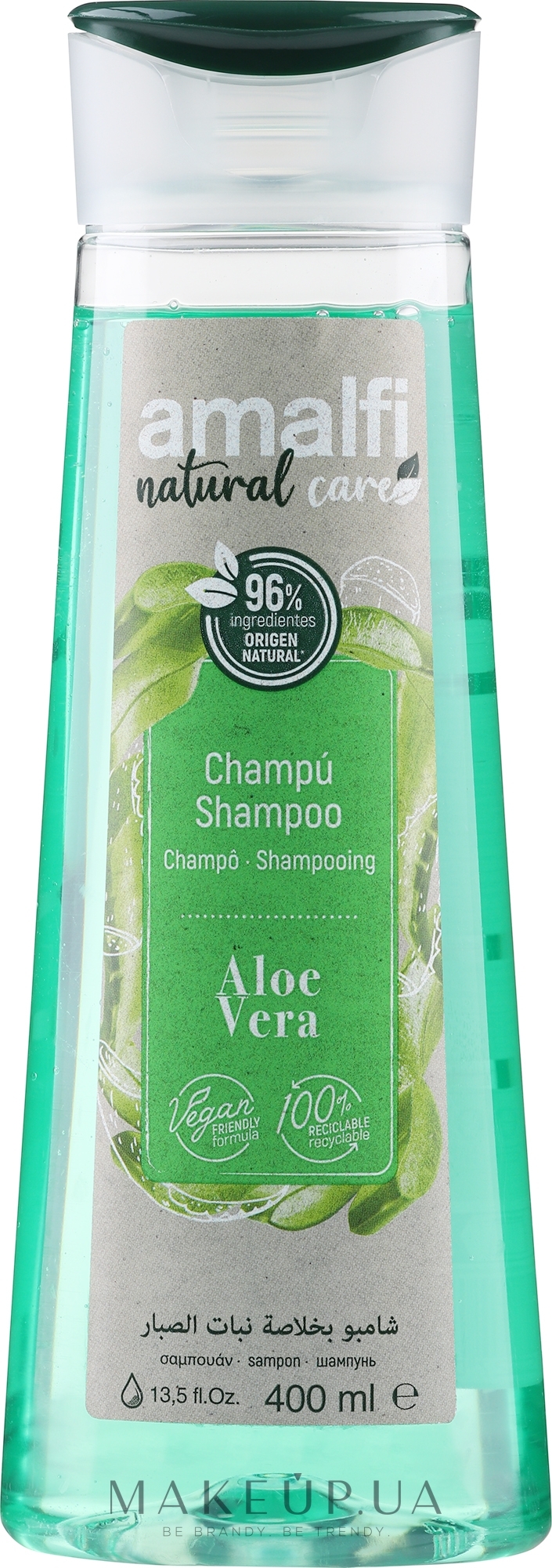 Шампунь зволожуючий для волосся - Amalfi Aloe Vera Shampoo — фото 400ml