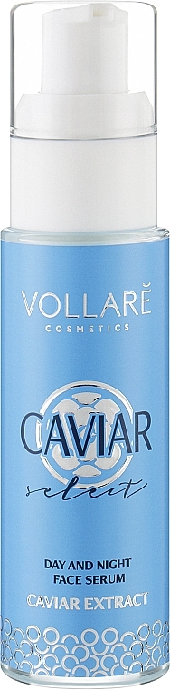 УЦЕНКА Омолаживающая сыворотка для лица с черной икрой - Vollare Cosmetics Caviar Extract Day And Night Face Serum * — фото N1