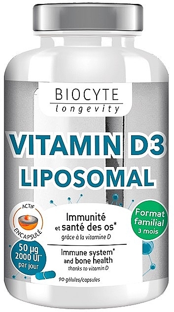 Biocytе Вітамін D3: Підтримка кісток, зубів та імунної системи - Biocyte Vitamine D3 Liposomal — фото N1