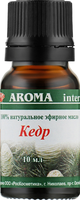 Ефірна олія "Кедр" - Aroma Inter
