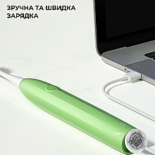 Электрическая зубная щетка Oclean Green - Oclean Electric Toothbrush Green — фото N10