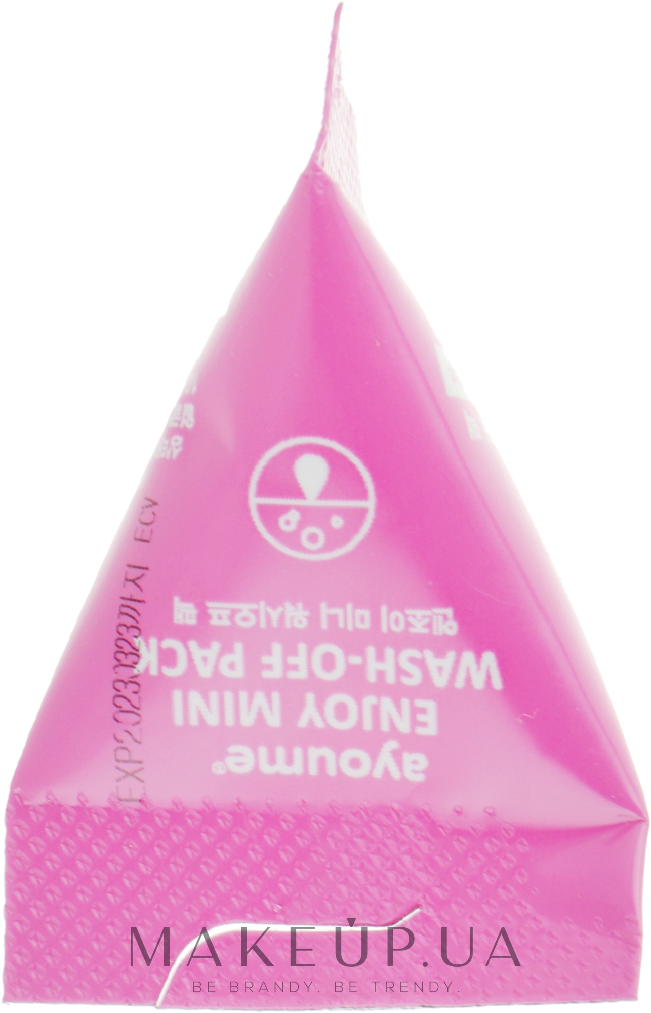 Маска с каламиновой пудрой для жирной кожи лица - Ayoume Enjoy Mini Wash-Off Pack — фото 3g