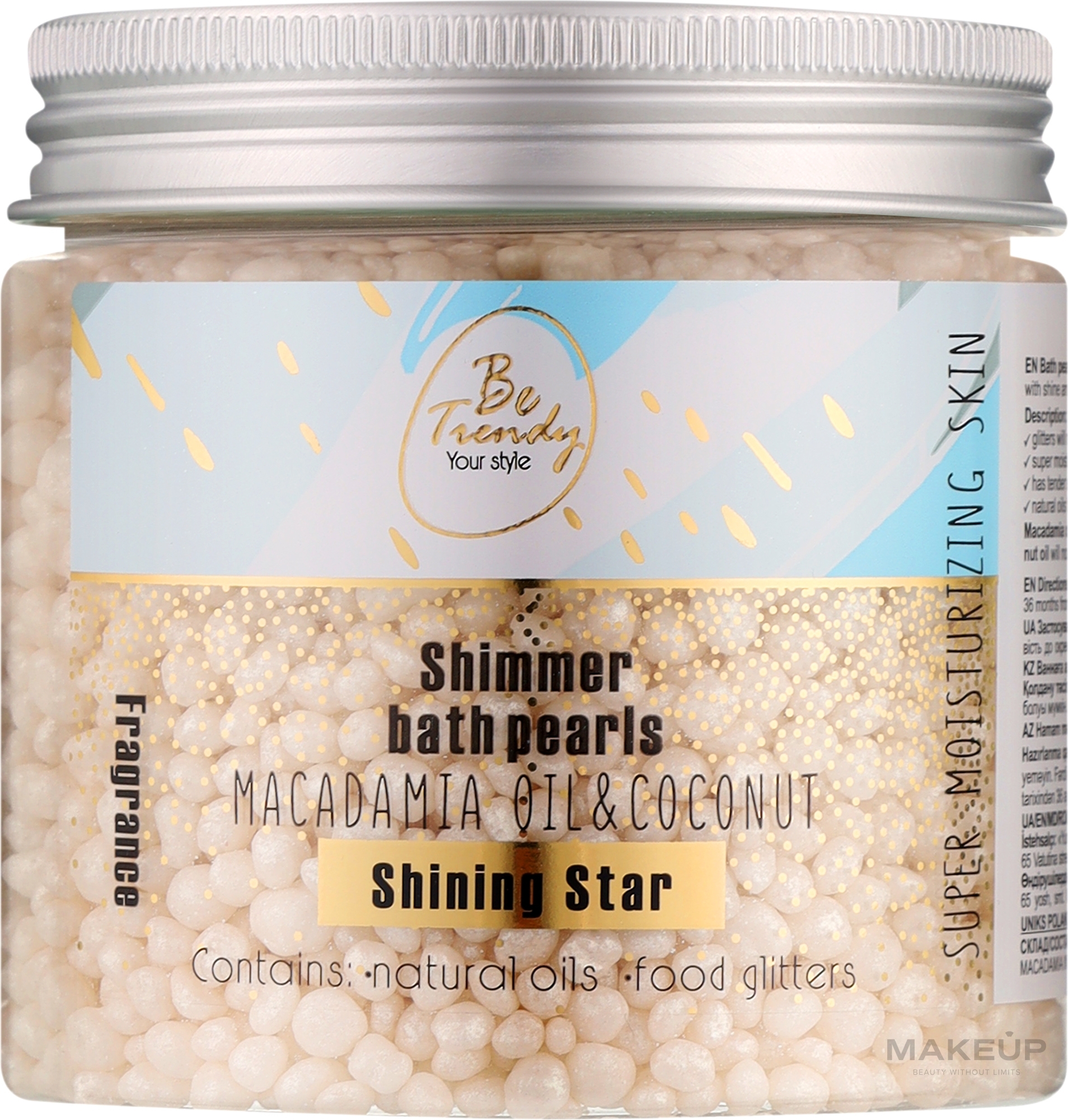 Бисер для ванны "Shining Star" - Be Trendy Shimmer Bath Pearl — фото 150g