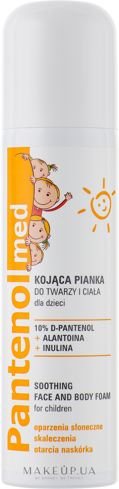 Успокаивающая пенка для лица и тела - Farmona Pantenol Med Soothing Face And Body Foam For Children — фото 150ml