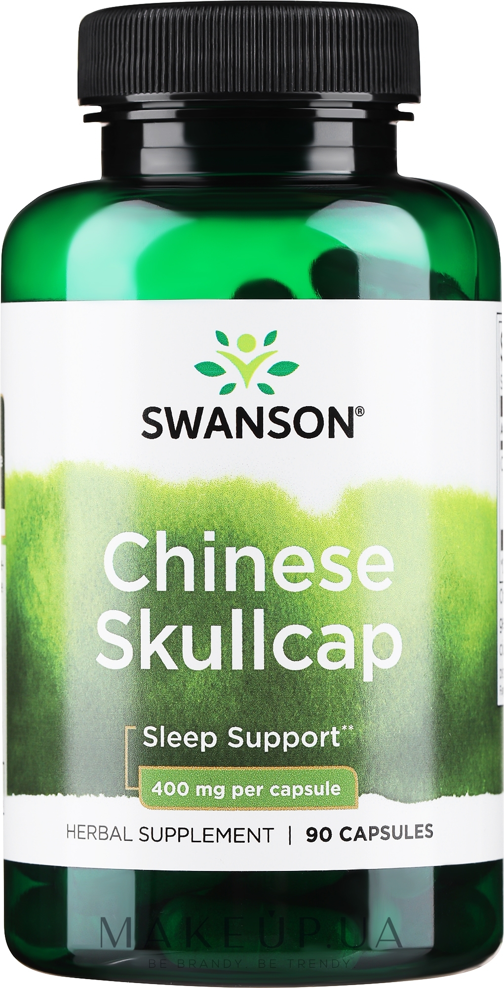 Харчова добавка "Китайська шоломниця", 400 мг - Swanson Full Spectrum Chinese Skullcap — фото 90шт