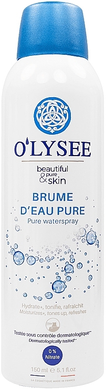 Увлажняющий спрей-мист для лица и тела - O'lysee Beauty Waterspray — фото N2