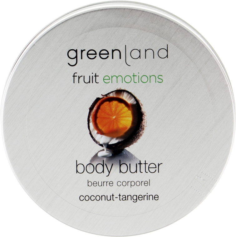 Набір  - Greenland Fruit Emotion Coconut Tangerine (lip/balm/3.9g + b/butter/120ml + h/cr/75ml) — фото N5