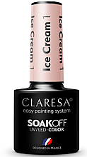 Гель-лак для ногтей - Claresa Ice Cream Soak Off UV/LED Color — фото N1