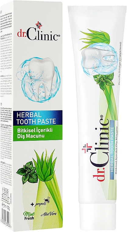 Зубная паста с растительным экстрактом - Dr. Clinic Herbal Toothpaste — фото N2