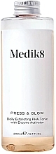 Тонік для обличчя - Medik8 Press & Glow Daily Exfoliating PHA Tonic With Enzyme Activator Refill — фото N1