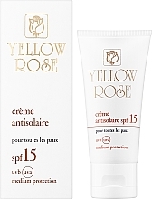 Сонцезахисний крем SPF15 - Yellow Rose Creme Antisolaire SPF 15 — фото N2